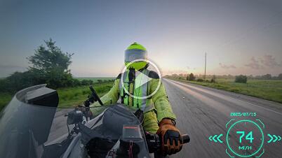 2025_07_0013 Sunrise while riding out to California, Sealy, Texas, July 2025