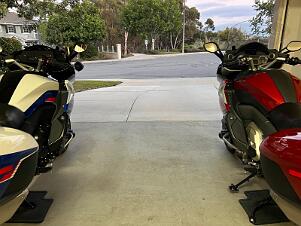 2025_07_0024 Damian's Motorcycle awaits him, San Diego, California, July 2025