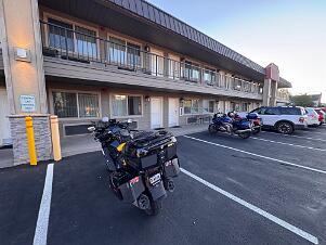 2025_07_0137 Early morning at the motel, John Day, Oregon, July 2025