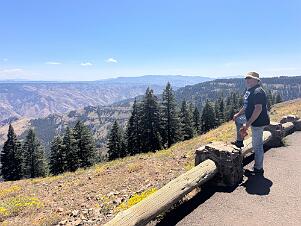 2025_07_0144 At the overlook, Hell's Canyon, Oregon, July 2025