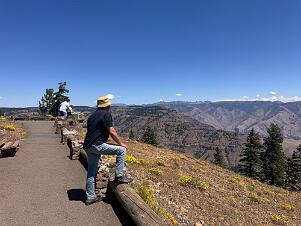 2025_07_0145 At the overlook, Hell's Canyon, Oregon, July 2025