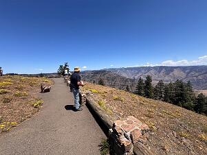2025_07_0146 At the overlook, Hell's Canyon, Oregon, July 2025