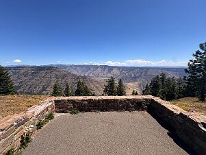 2025_07_0147 At the overlook, Hell's Canyon, Oregon, July 2025