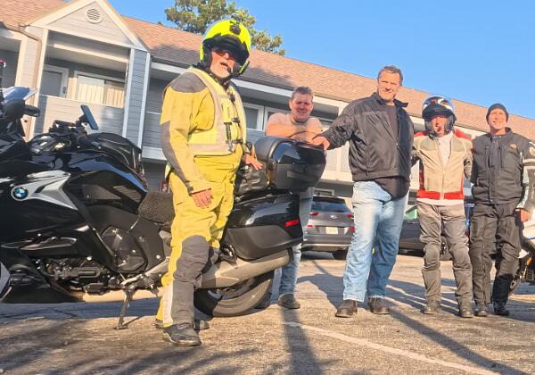 California Damian and Brendan picked up their K1600s after arriving at LAX on their flight from Melbourne, Australia. John Parry...