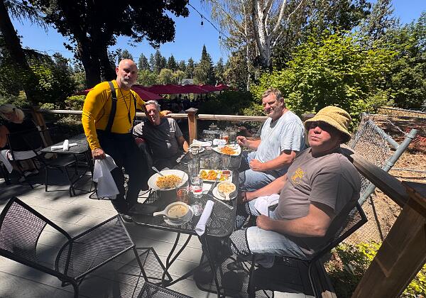 Oregon fter visiting Crater Lake, we rode north to Bend, Oregon where we enjoyed a great lunch before saying goodbye to John...
