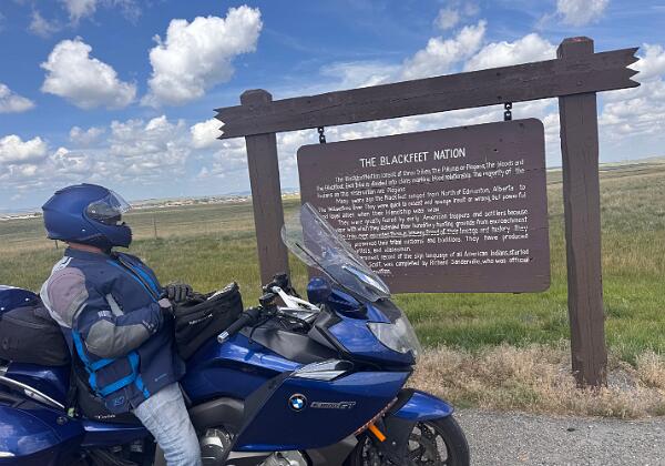 Montana After crossing back into the USA and Montana at the Chief Mountain crossing we rode south east. Hwy 89 south of...