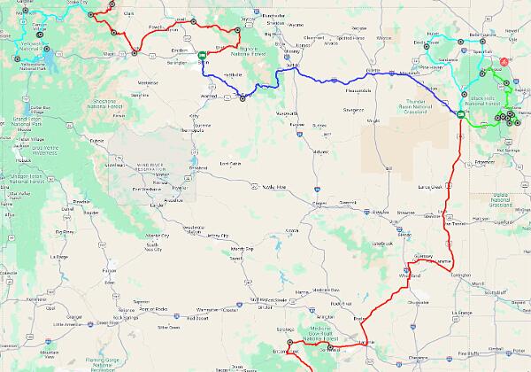 Wyoming and South Dakota We'll spend two nights in Red Lodge, Montana to enjoy Yellowstone National Park before heading east to the Black Hills...