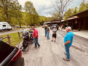 2024_04_0200 First arrivals for the 2024 TTD, Iron Horse Motorcycle Lodge, Stecoah, North Carolina, April 2024