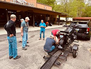 2024_04_0201 First arrivals for the 2024 TTD, Iron Horse Motorcycle Lodge, Stecoah, North Carolina, April 2024
