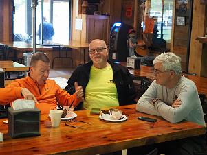 2024_05_0001 Breakfast on the first day, 2024 BMW TTD, Iron Horse Motorcycle Lodge, Stecoah, North Carolina, May 2024