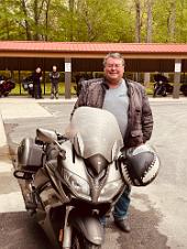 2024_05_0010 Ready to ride on the first day, 2024 BMW TTD, Iron Horse Motorcycle Lodge, Stecoah, North Carolina, May 2024