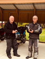 2024_05_0011 Ready to ride on the first day, 2024 BMW TTD, Iron Horse Motorcycle Lodge, Stecoah, North Carolina, May 2024