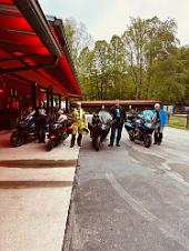 2024_05_0252 The Aussies leave the Iron Horse Motorcycle Lodge, Stecoah, North Carolina, May 2024