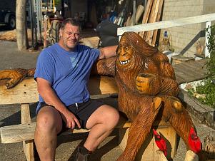 2024_05_0315 Damian make a friend, Mountain View, Arkansas, May 2024