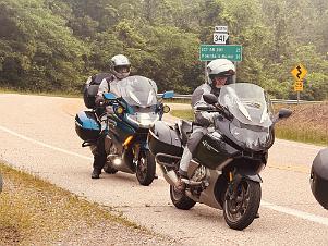 2024_05_0322 Rest break after riding Push Mountain, Harriet, Arkansas, May 2024