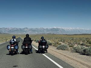2024_05_0752 Riding west on CA 190 with the Sierras in the background, Lone Pine, California, May 2024